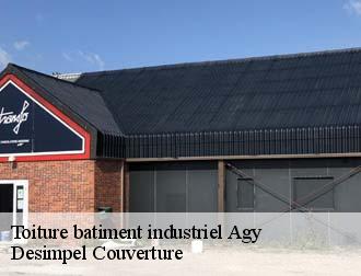 Toiture batiment industriel  agy-14400 Desimpel Couverture