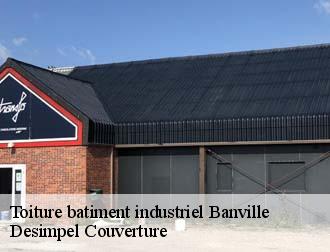 Toiture batiment industriel  banville-14480 Desimpel Couverture