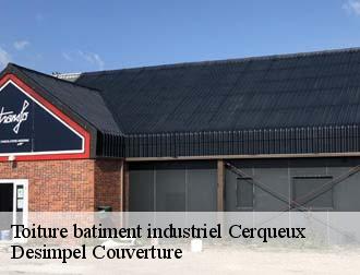 Toiture batiment industriel cerqueux-14290 Desimpel Couverture