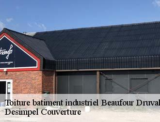Toiture batiment industriel  beaufour-druval-14340 Desimpel Couverture