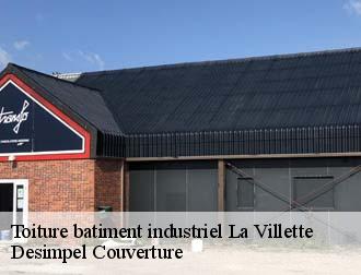 Toiture batiment industriel  la-villette-14570 Desimpel Couverture