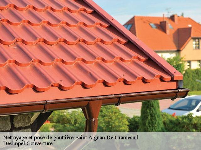 Nettoyage et pose de gouttière saint-aignan-de-cramesnil-14540